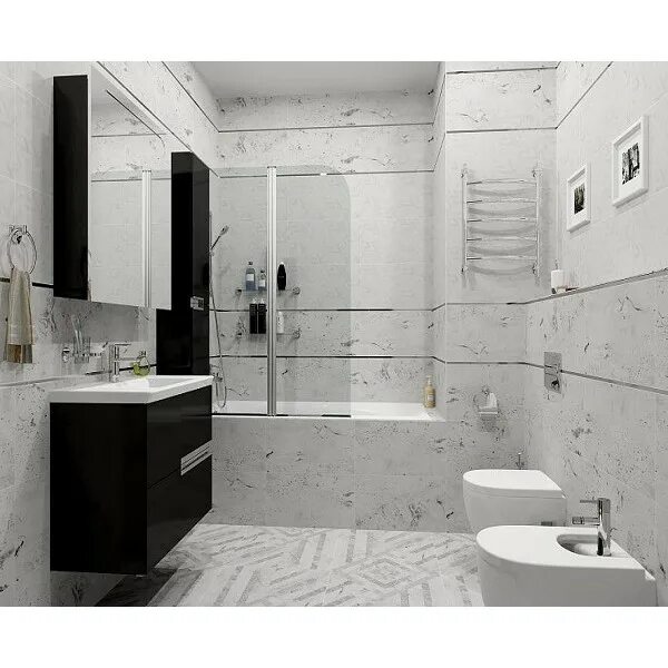 Плитка 60х60 в ванной фото Плитка Inverno Gracia Ceramica (Россия) - купить в "Знатная плитка"