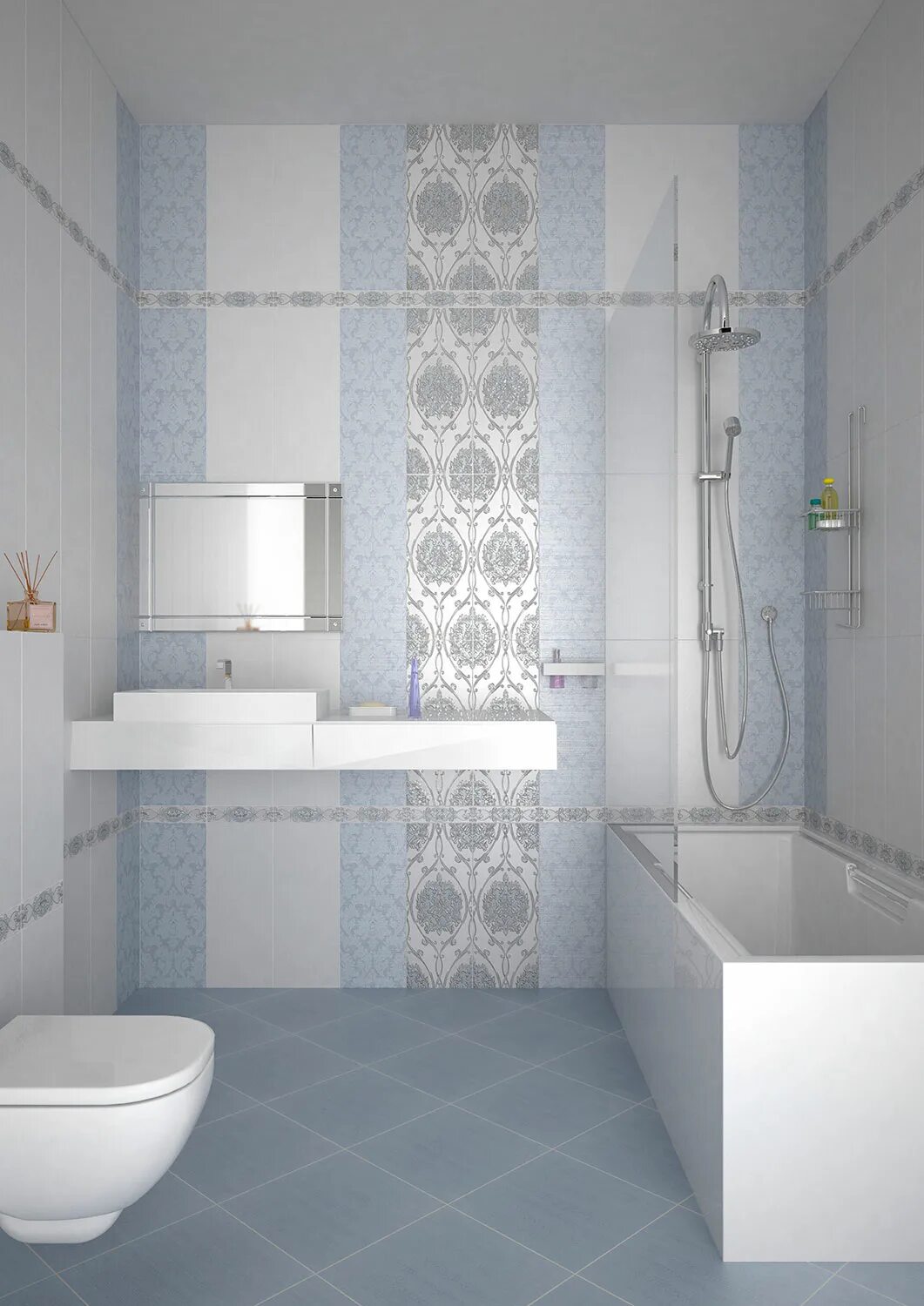 Плитка azori фото Керамическая плитка Chateau Blue - AZORI - купить коллекцию в Екатеринбурге