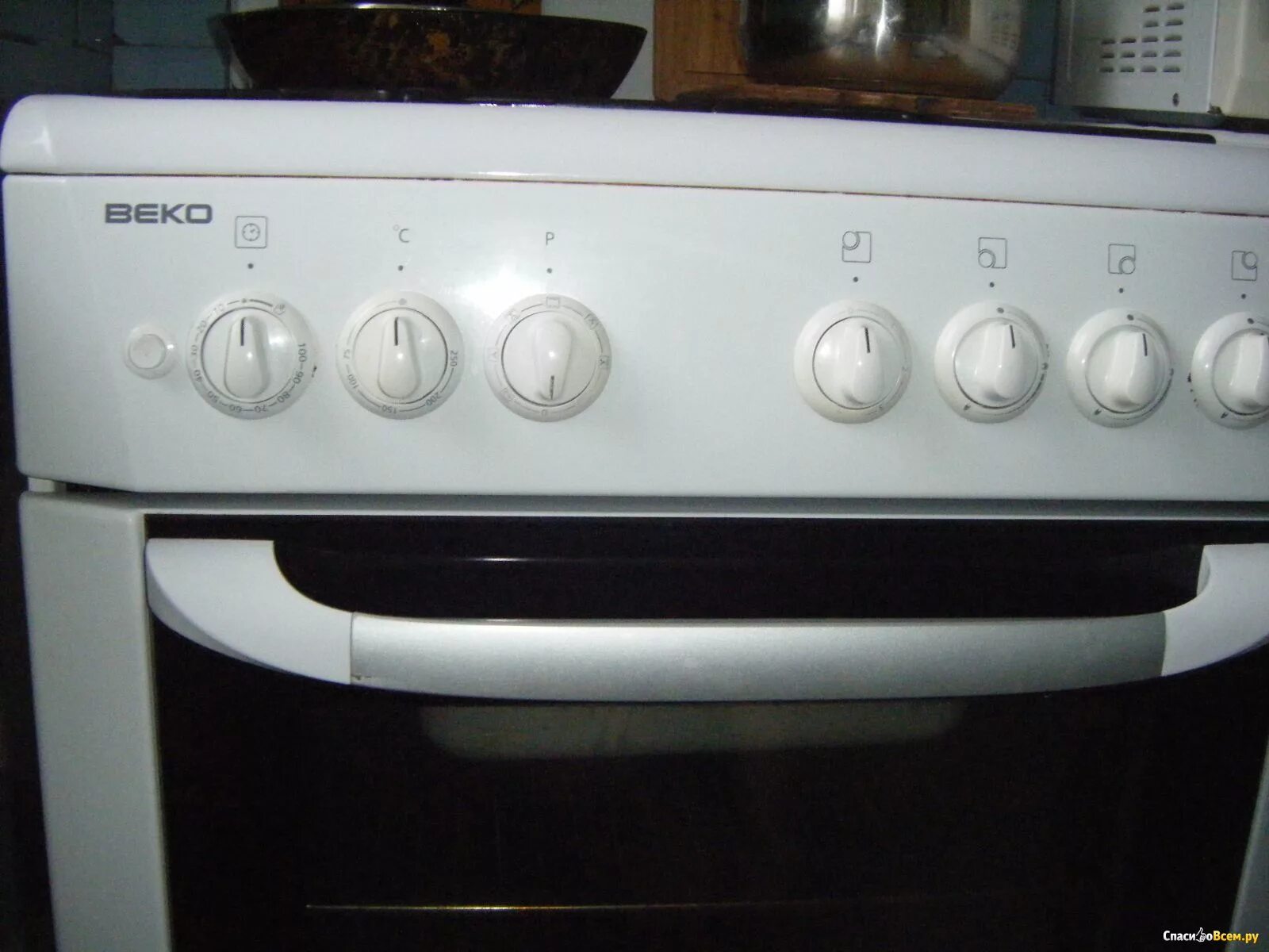 Плитка беко режимы духовки фото Отзыв про Комбинированная плита Beko CE 62110: "Булочки в ней пекутся за 7 минут