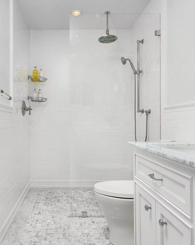 Плитка белая в ванне в интерьере Pin by Gillian Landgraff on Bathroom Timeless bathroom, Guest bathroom remodel, 