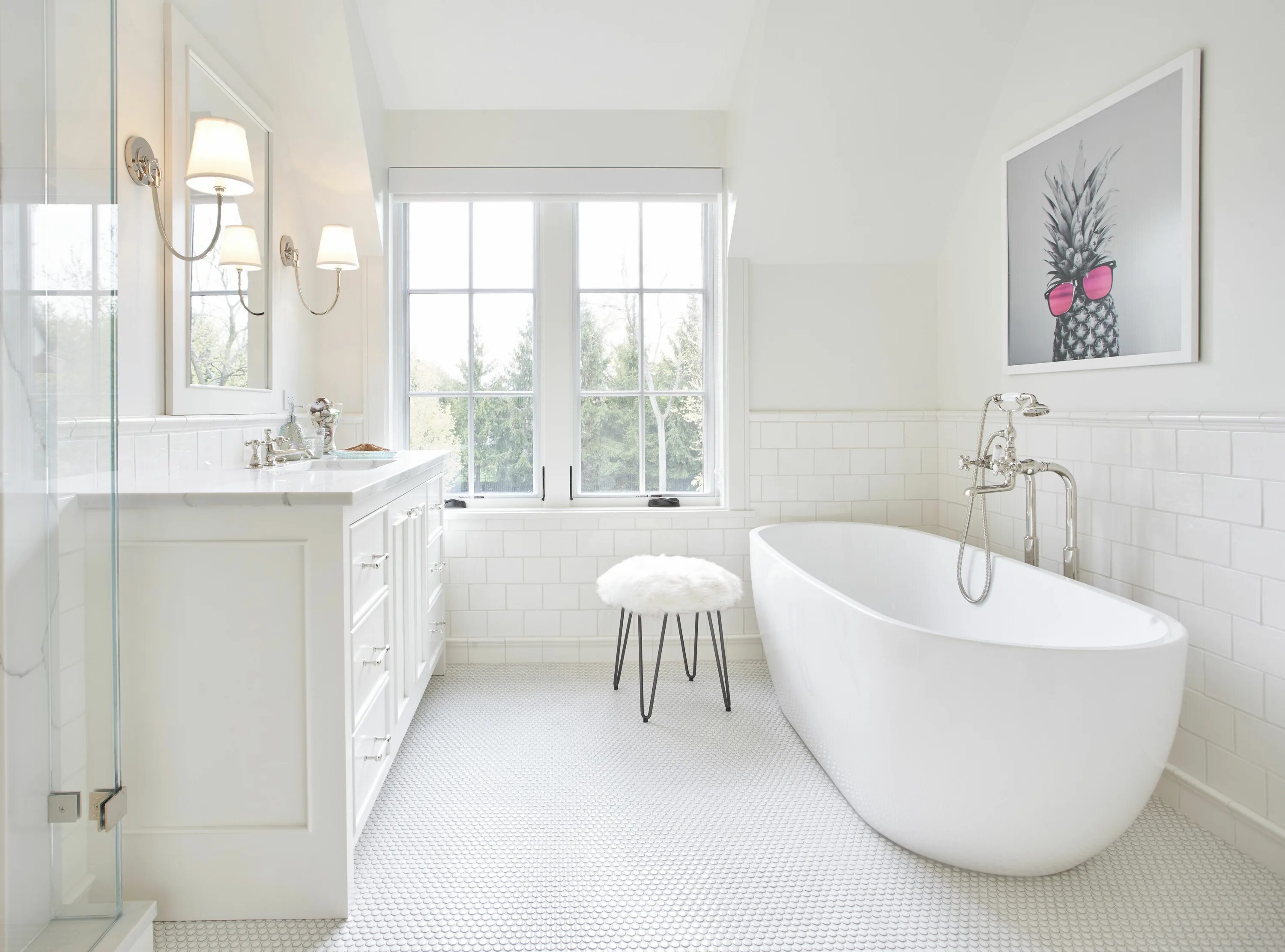 Плитка белая в ванне в интерьере Pin on Bathroom