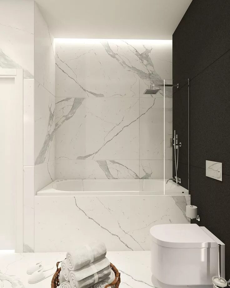 Плитка белый мрамор в интерьере ванной #bathroom #bathroom_ideas #future_bathroom #bathroom_goals #bathroom_architectur
