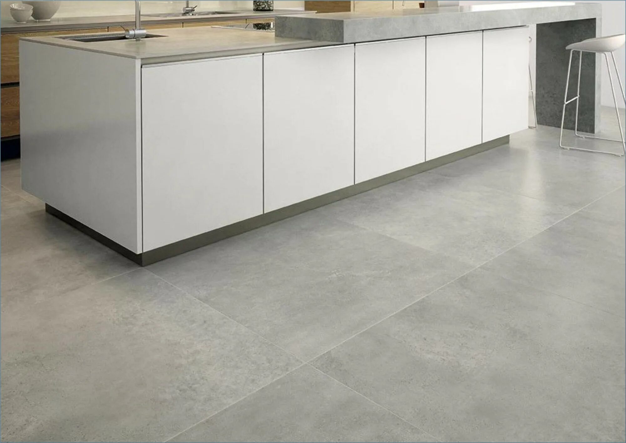 Плитка бетон фото Concrete Grey матовый 60x60 Realistik - Керамогранит Реалистик Конкрит Грей мато