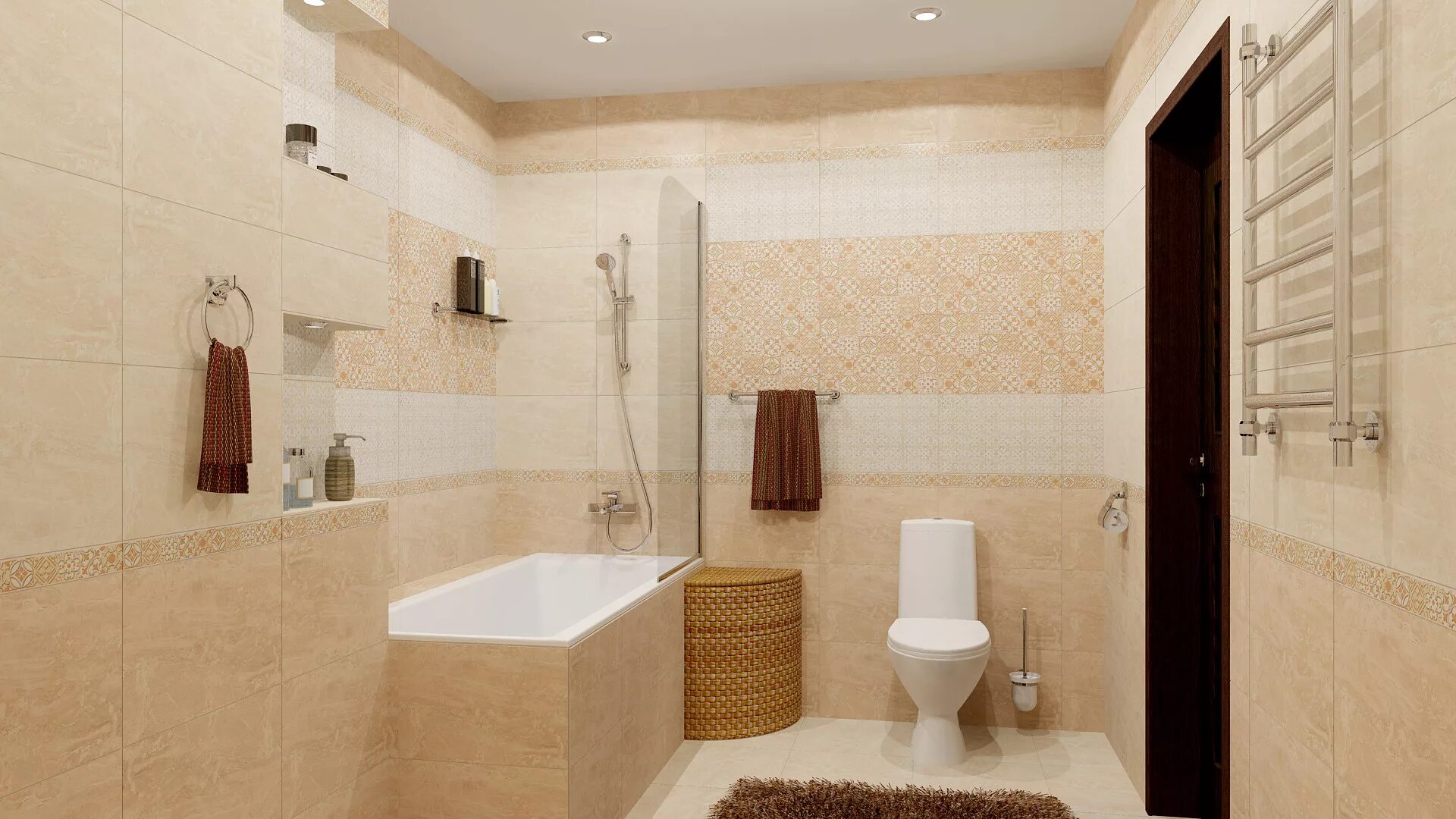 Плитка бежевая в интерьере фото Коллекция Eilat Интернет-магазин КерамСтайл