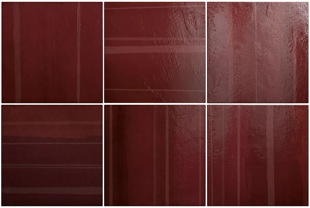 Плитка бордовая фото Распродажа Habitat Cala Blood 20x20 Equipe - Плитка Эквип Хабитат Кала Блуд борд