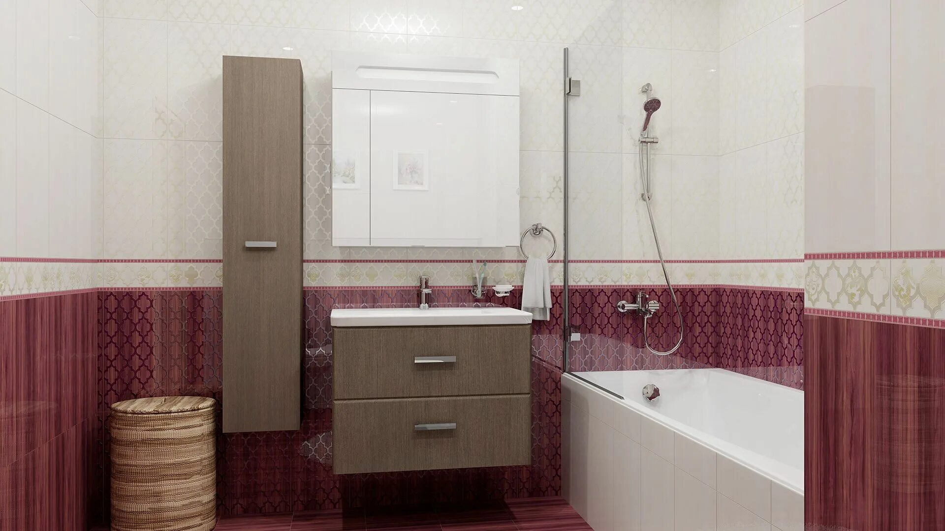 Плитка бордовая фото Плитка Ceramica Classic Buhara - купить в Москве