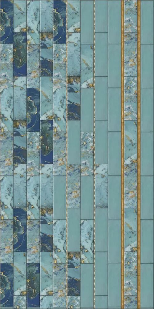 Плитка дарсена в интерьере ванной Декор Kerama Marazzi Milano Дарсена 8,5x28,5x8,5, VB\A53\9016 купить в Симферопо