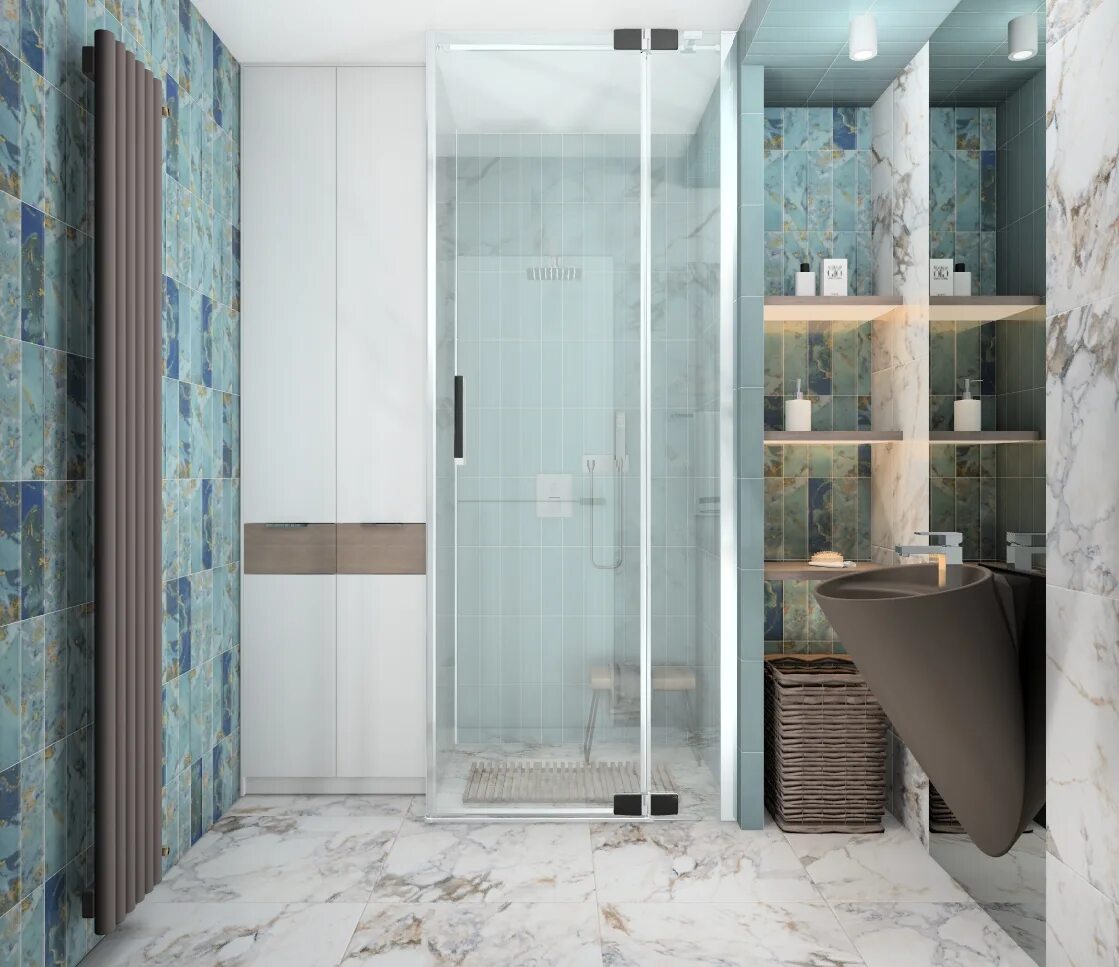 Плитка дарсена в интерьере ванной Керамическая плитка Kerama Marazzi Декор Дарсена 8,5х28,5 VB\A54\9016 Мосплитка