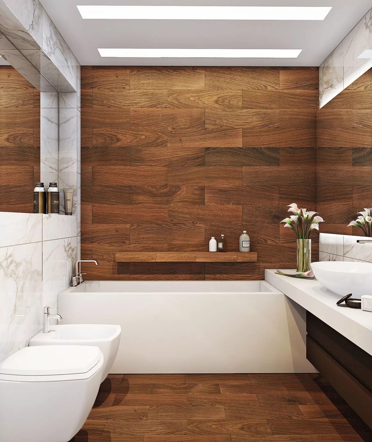 Плитка дерево ванной фото Bathroom Wood tile bathroom, Bathroom interior, Bathroom interior design