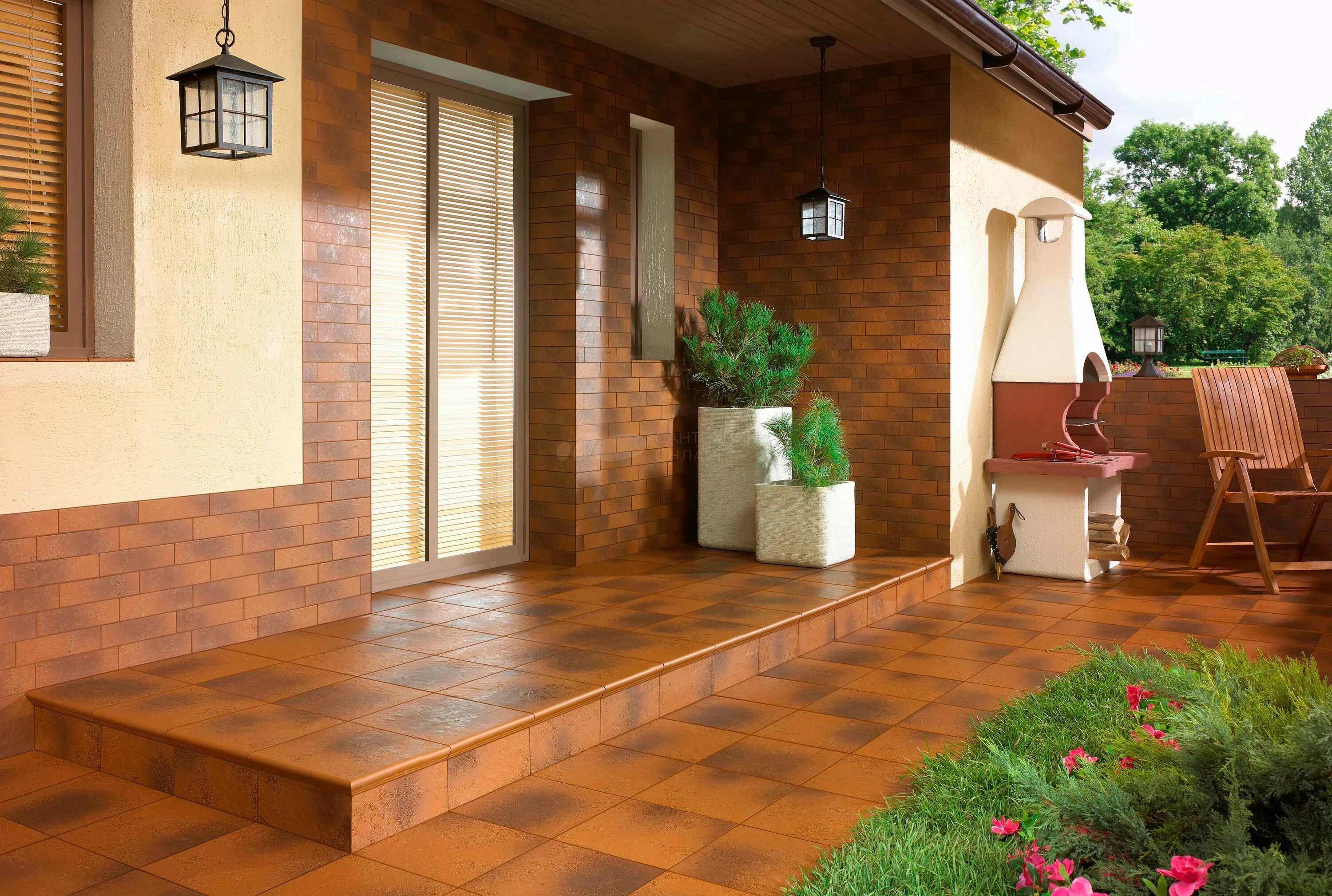 Плитка для дома наружная фото Коллекция плитки Ceramika Paradyz Semir Beige купить в магазине Сантехника-Онлай