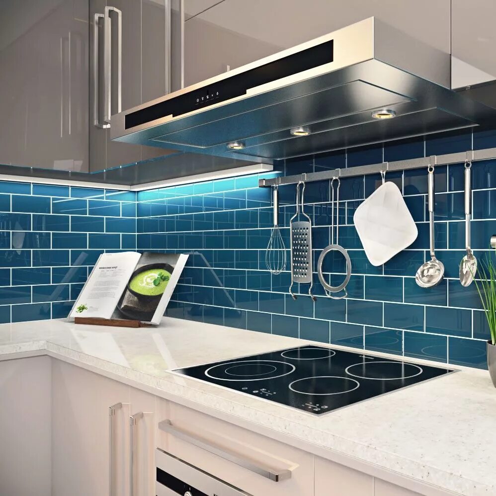 Плитка для фартука фото дизайн Glass Subway Tile (Dark Teal) - 3" x 6" Piece. $1.87 Per Tile from Wholesalers U