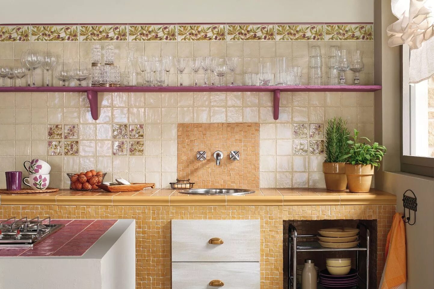 Плитка для кухни каталог фото Плитка Petite Stabbia Dek 10х10 Керамогранит Marca Corona, Италия - купить в инт