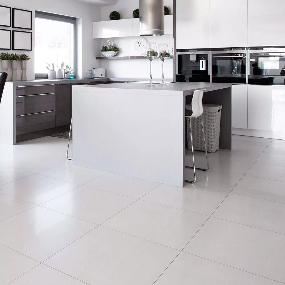 Плитка для кухни пола светлая фото минск White Square Polished Porcelain Tiles Polished Porcelain Tiles 600x600x9mm Tiles