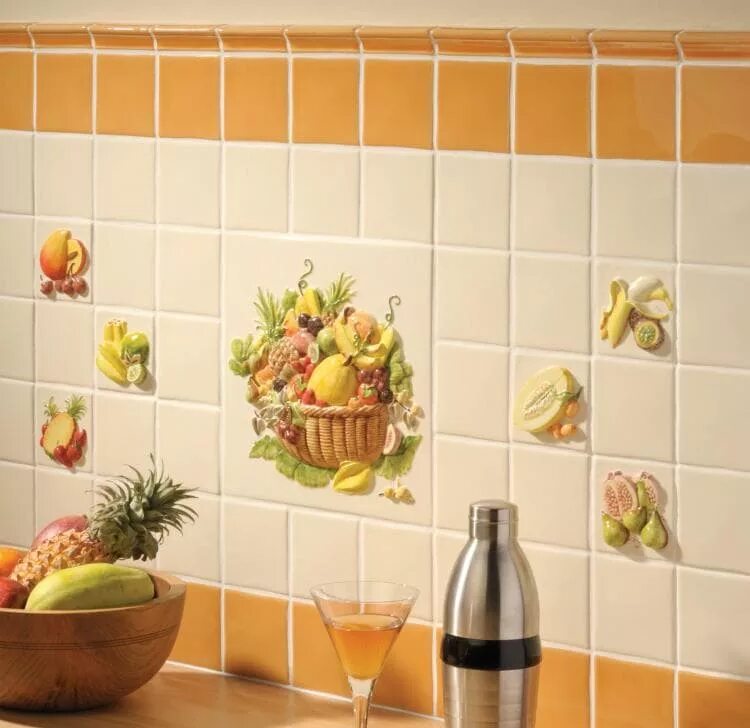 Плитка для кухни цена фото Плитка La Belle Fruits Exotiques фабрики ORIGINAL STYLE Англия каталог с фото и 