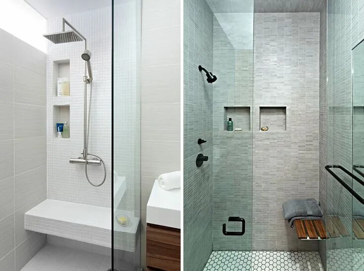 Плитка для маленькой душевой комнаты фото 9 Shower Niche Ideas To Create The Perfect Bathroom Shower niche, Family bathroo