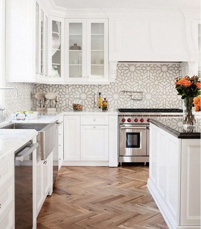 Плитка для светлой кухни фото 6 Kitchen Backsplash Tile Pattern Ideas LivvyLand Austin Fashion & Style Blog by