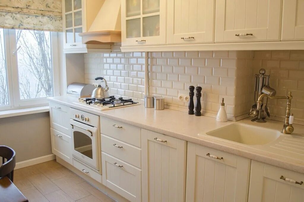 Плитка для светлой кухни фото Pin by Di C&h on Кухня Kitchen, Kitchen cabinets, Home