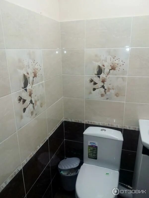 Плитка для туалета каталог цены фото Отзыв о Керамическая плитка Golden Tile "Сакура" Отличная качественная плитка,ук