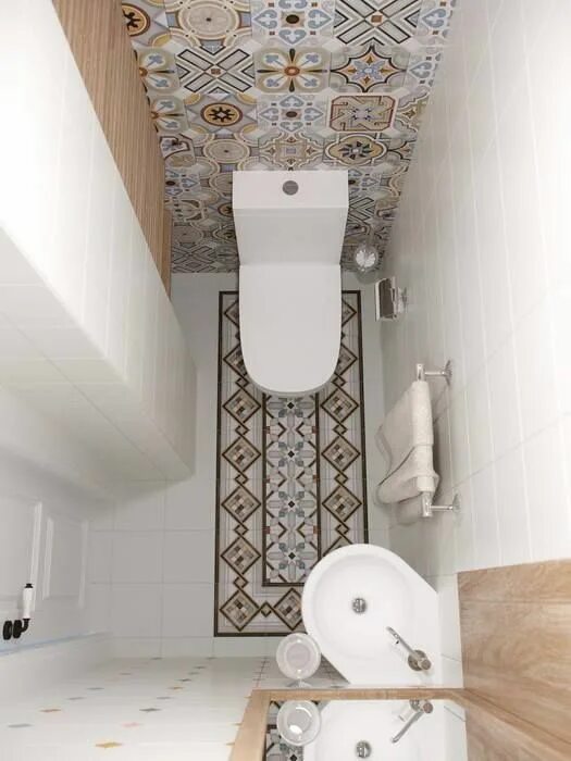 Плитка для туалета маленькой площади дизайн фото туалет Bathroom design small, Small toilet room, Powder room small