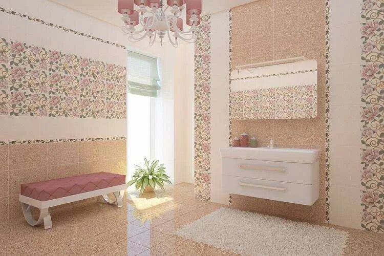 Плитка для ванной брянск фото Плитка настенная Bella бежевая BAN151D 30x45 купить в ТСК "Фристайл"