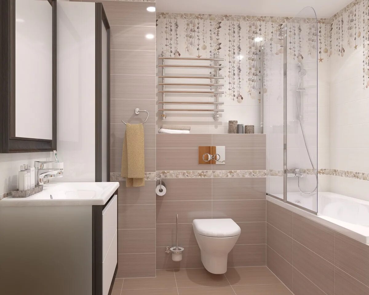 Плитка для ванной готовые решения фото Керамогранит и плитка Alma Ceramica Ailand - купить в Москве с доставкой по низк
