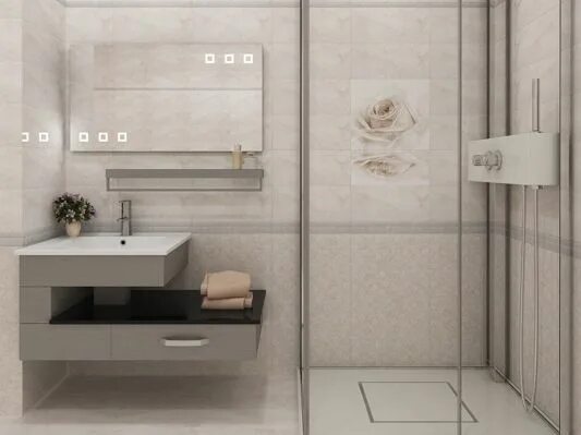 Плитка для ванной коллекции фото Плитка Belleza Нежность - купить в Москве