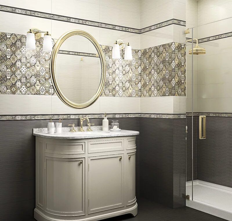 Плитка для ванной в нальчике цена фото Купить плитку-бордюр Alma ceramica Anatoly БД60АН404 60x6 в Москве по низким цен