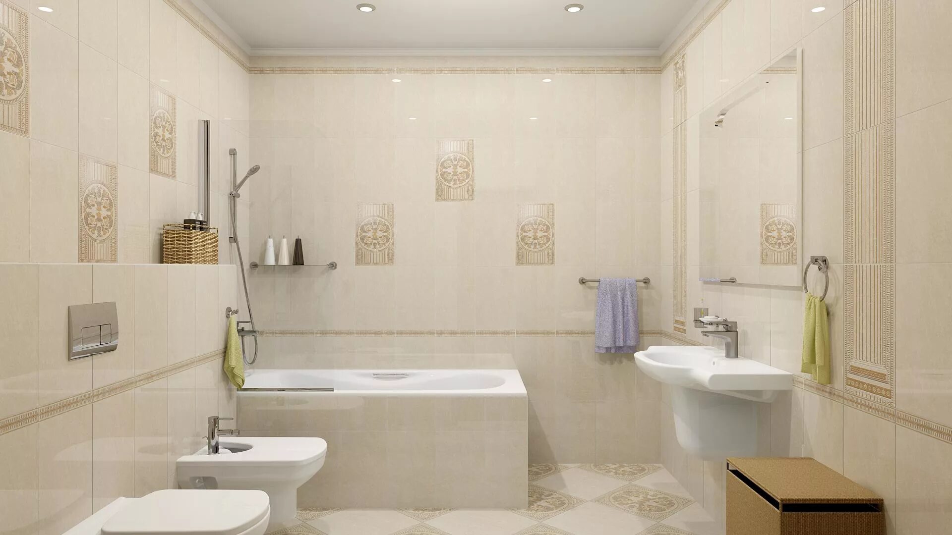 Плитка для ванной волгоград фото Плитка Kerama Marazzi для ванной 40х40