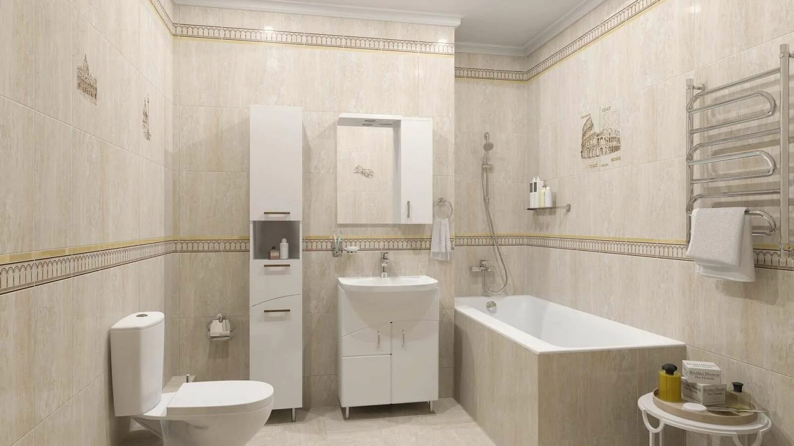 Плитка для ванны в спб фото Efes Coliseum (Laparet (Ceramica Classic)) купить в Санкт-Петербурге по цене 155