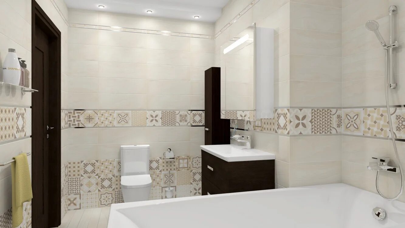 Плитка дюна в интерьере ванной Плитка Shine Laparet купить в Москве - низкие цены за м2, каталог, фото в интерн