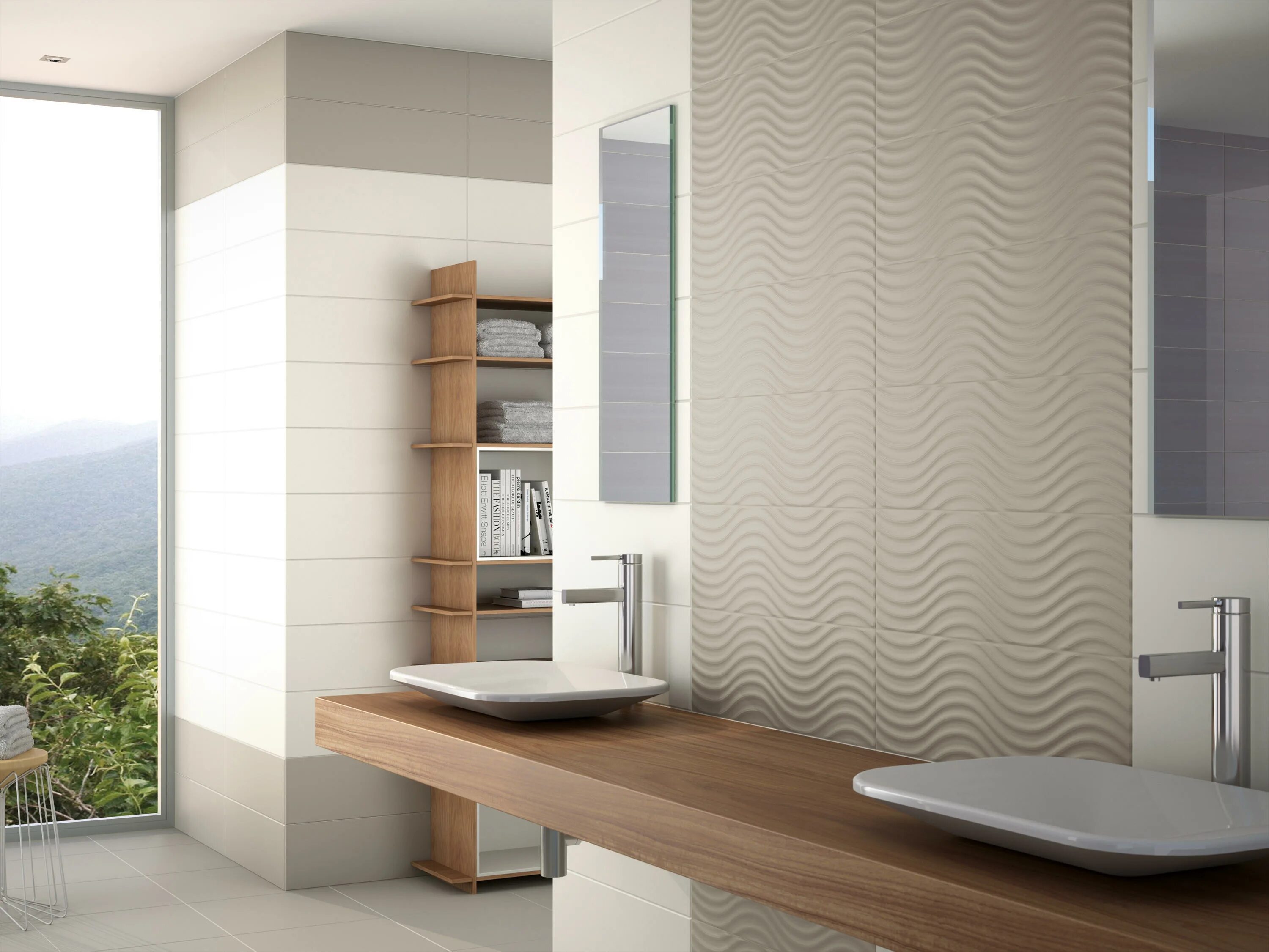 Плитка дюна в интерьере ванной Home Hexagon tortola Architonic