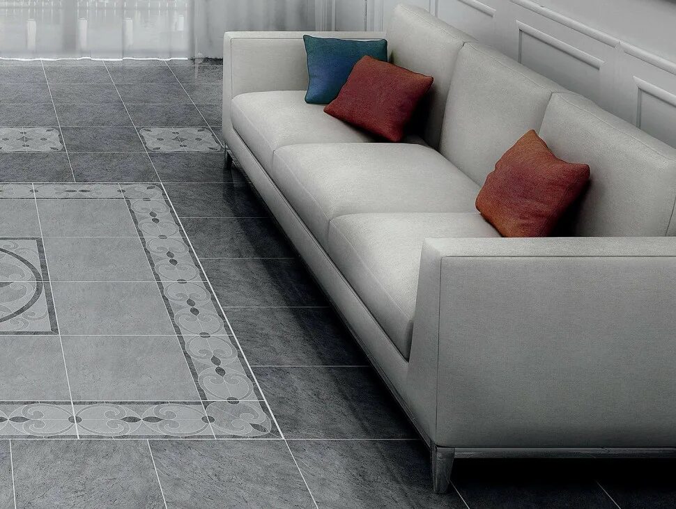 Плитка эдинбург серый в интерьере Купить Kerama Marazzi Монтаньоне Серый Тем. Лап 42x42