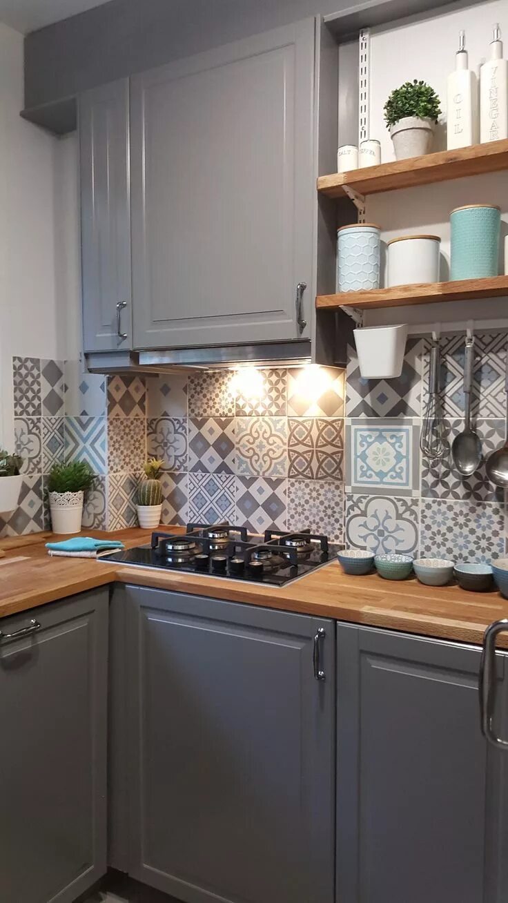 Плитка фартук кухня фото серая кухня Pin by Mayssa FERJANI on My future kitchen Home decor kitchen, Kitchen design sm