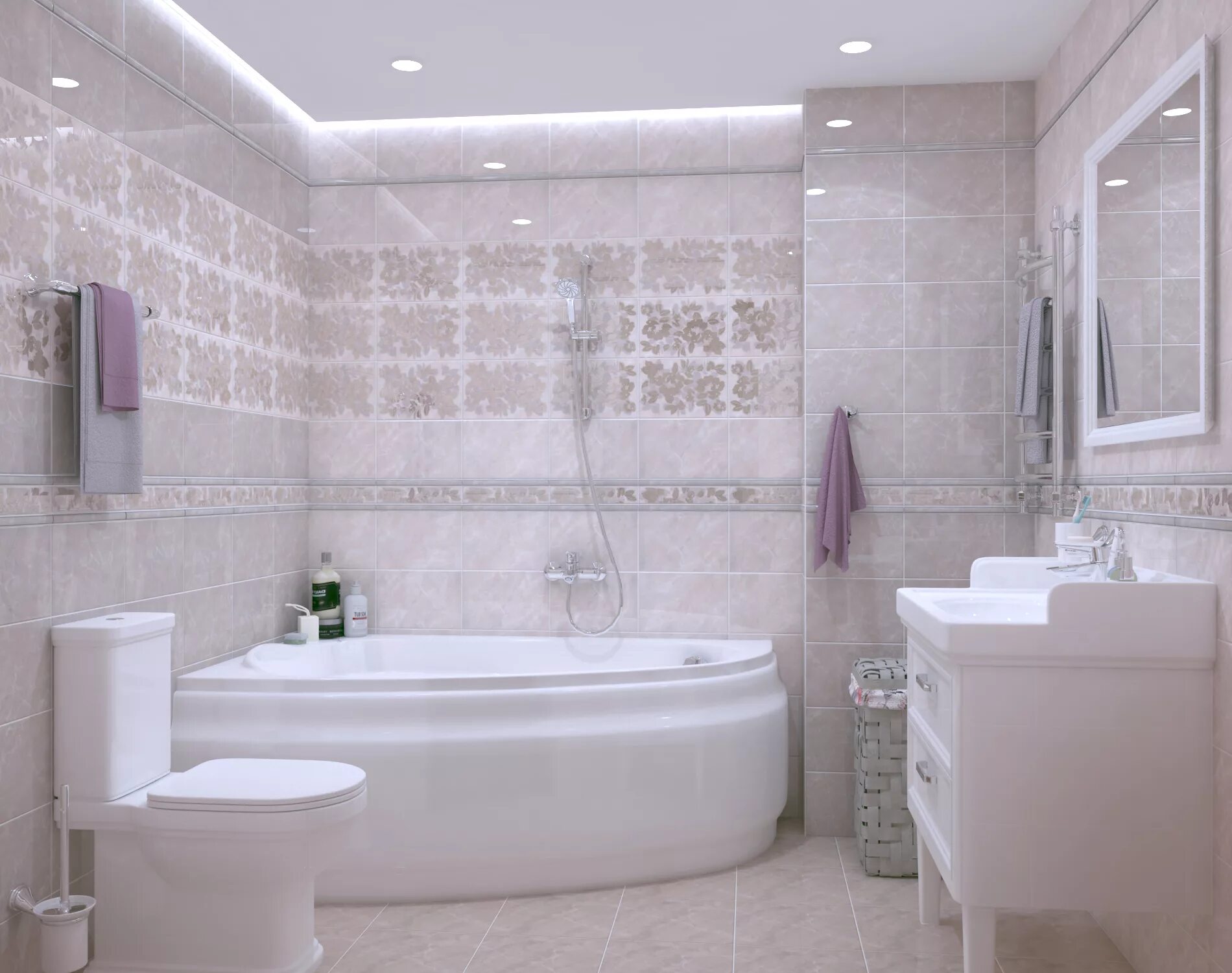 Плитка фото дизайн керама марацци Дизайн-проект из плитки и керамогранита Kerama Marazzi Баккара - интернет-магази