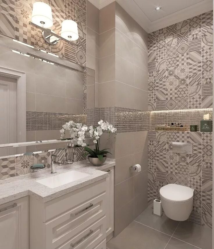 Плитка фото в ванной реальный дизайн Фотографии ДИЗАЙН СТУДИЯ А+Б 556 альбомов Bathroom design small, Best bathroom t