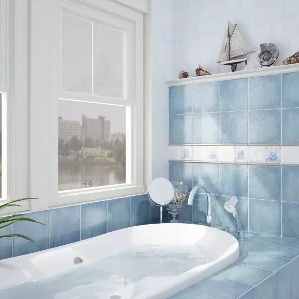 Плитка голубого цвета фото Керамическая плитка Бриз Kerama Marazzi (Керама Марацци) - Статьи