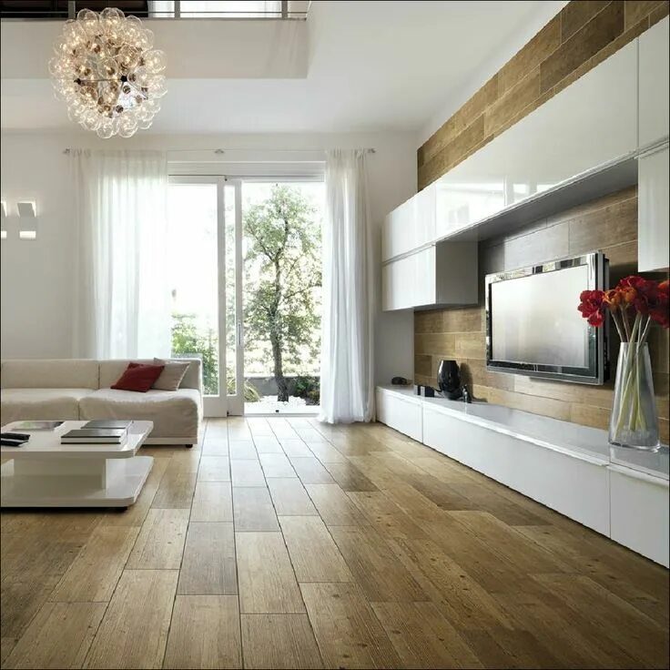 Плитка и ламинат в гостиной фото Pin on Porcelanico madera