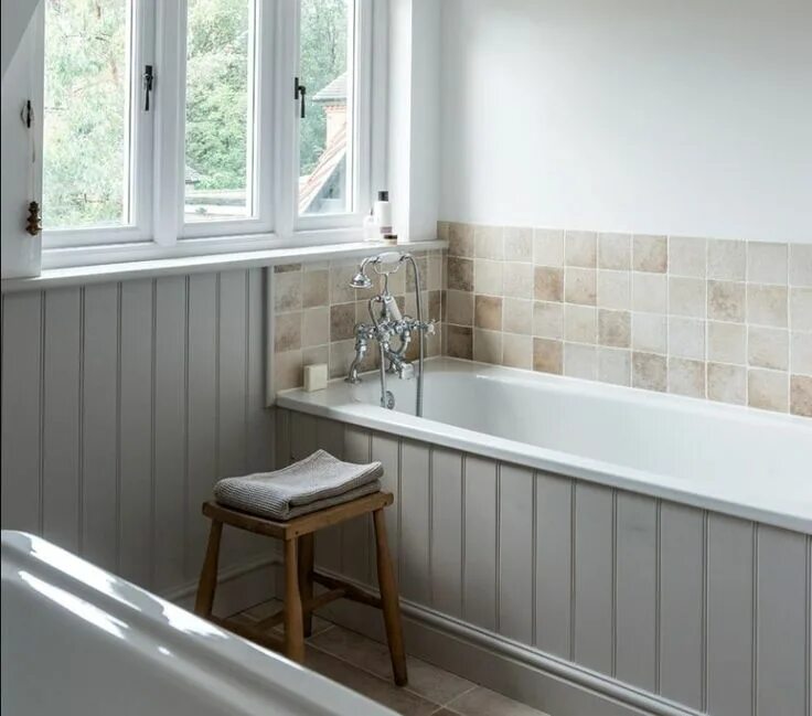 Плитка и панели в ванной фото пвх панели Alcove bathtub, Alcove, Bathtub
