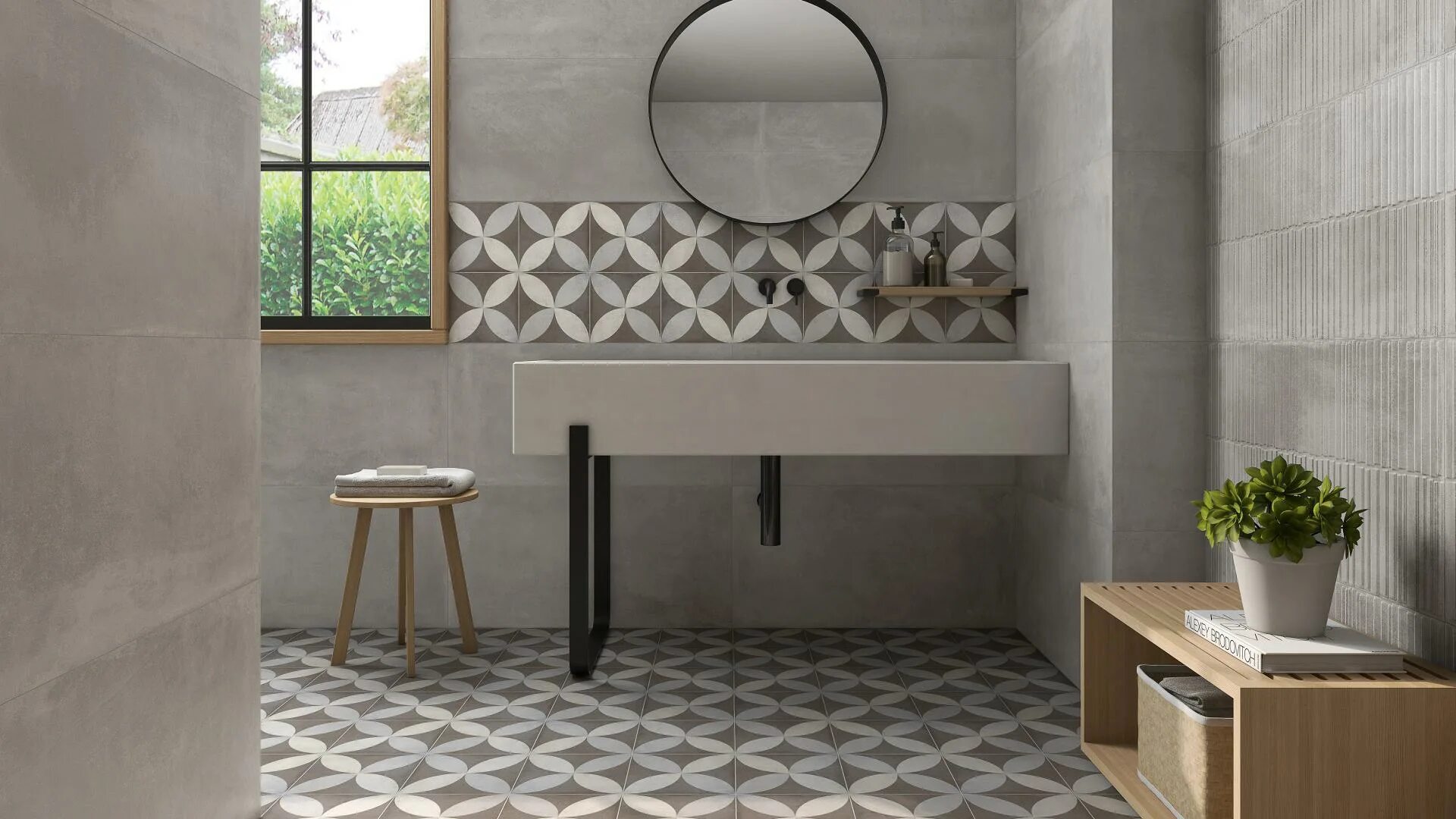 Плитка испания фото Керамогранит Pamesa ceramica Es.essen 23-000487 60x120см 1.44 м² цвет серый по ц