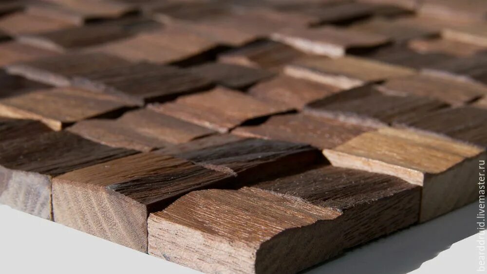 Плитка из дерева фото Деревянный декор. Wood Wall Art в интернет-магазине Ярмарка Мастеров по цене 720