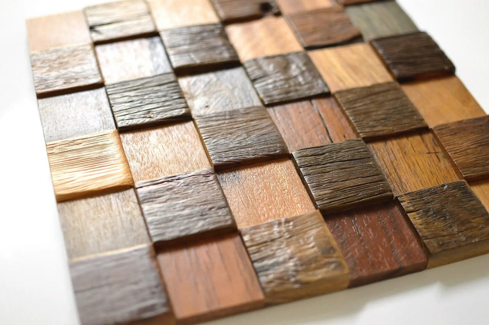 Плитка из дерева фото Reclaimed Wooden Wall Tiles Mosaic Tiles Tile Decals Old Etsy