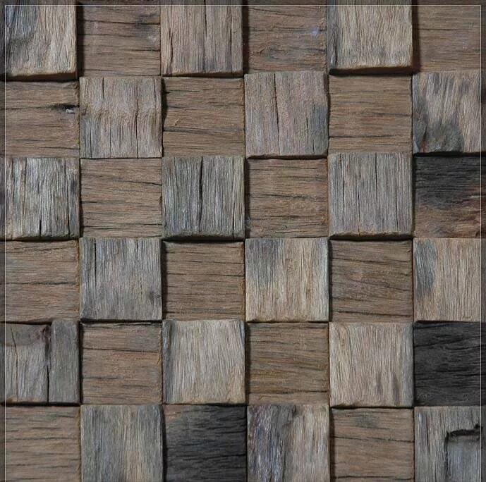 Плитка из дерева фото 3D square wooden wall mosaic tile KSL-MC9050