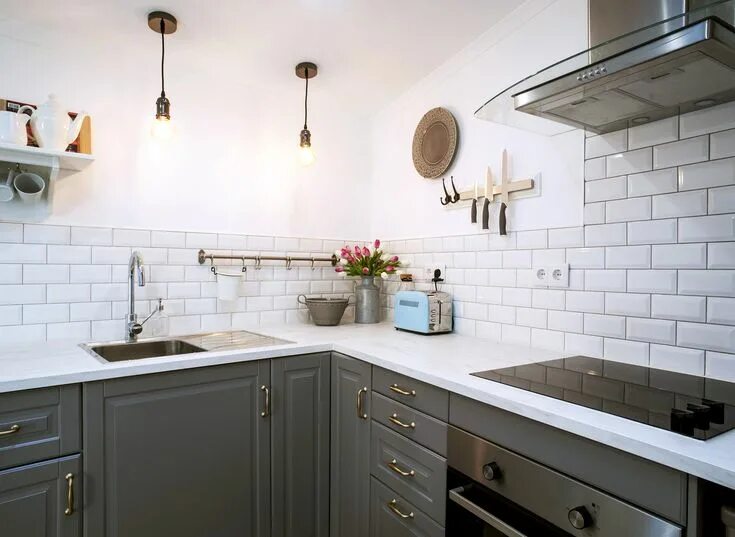 Плитка кабанчик в интерьере кухня фото 7 erros comuns que fazem a sua cozinha parecer mais desarrumada do que é! homify
