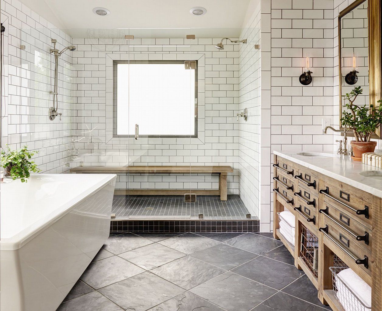 Плитка кабанчик в ванной дизайн Large Rugs Archives Modern farmhouse bathroom, Bathroom farmhouse style, Bathroo