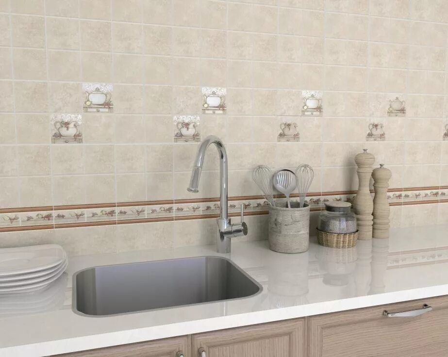 Плитка керама марацци в кухне фото Бордюр Kerama Marazzi Комфорт 20х4,5 STG\A87\5214 купить в Симферополе, Крыму по