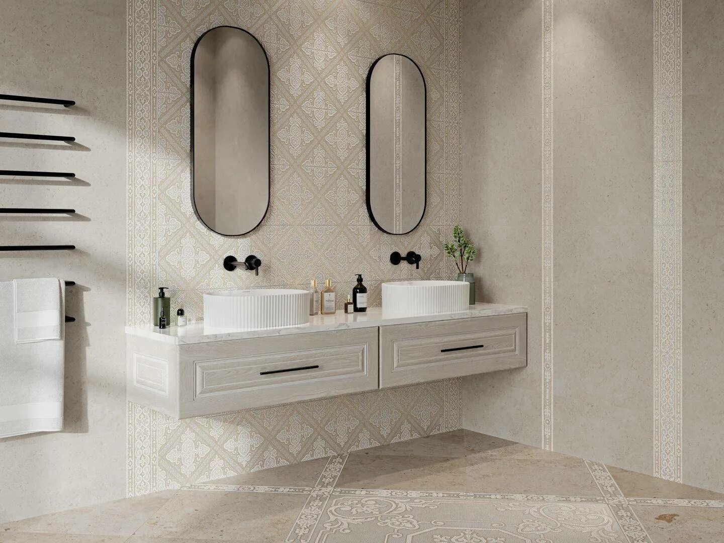 Плитка kerama marazzi фото Керамическая плитка настенная Kerama Marazzi Карму серый светлый натуральный 29,
