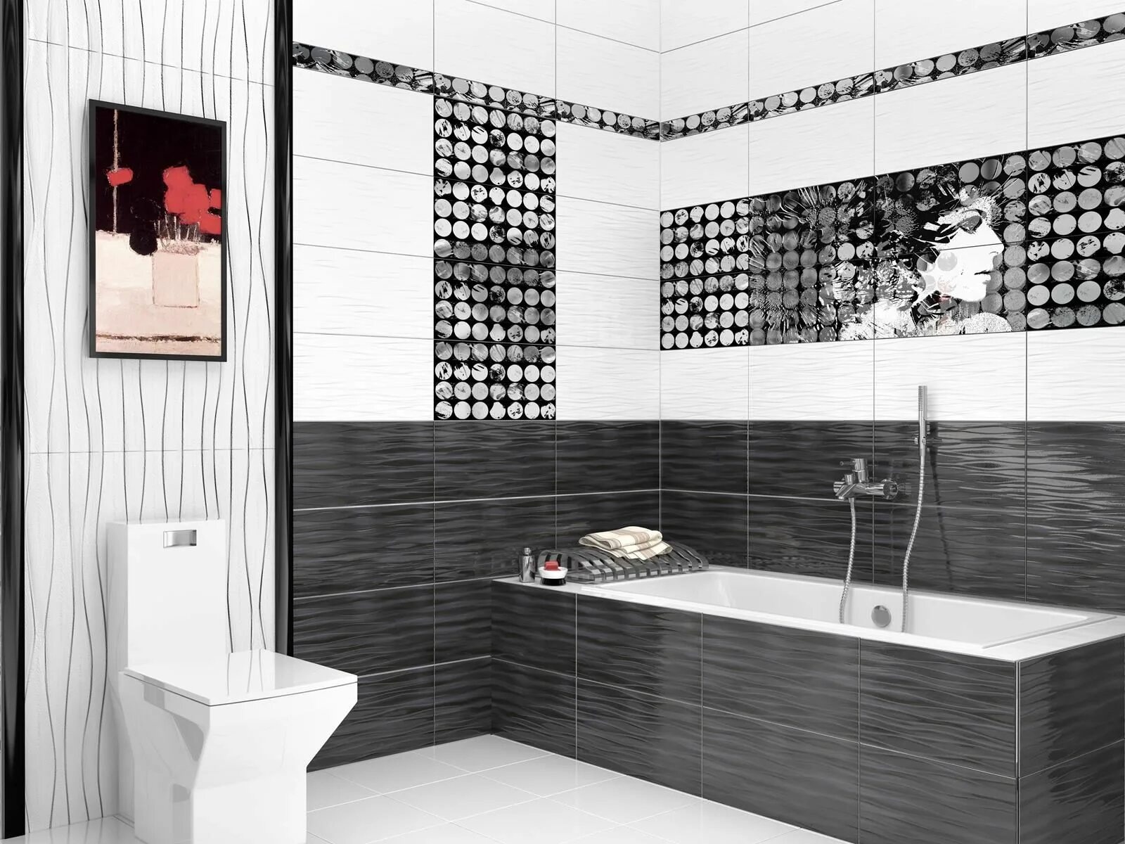 Плитка керамическая фото Celesta низ красный 28x40 AXIMA - Плитка Аксима Селеста низ красный красный купи