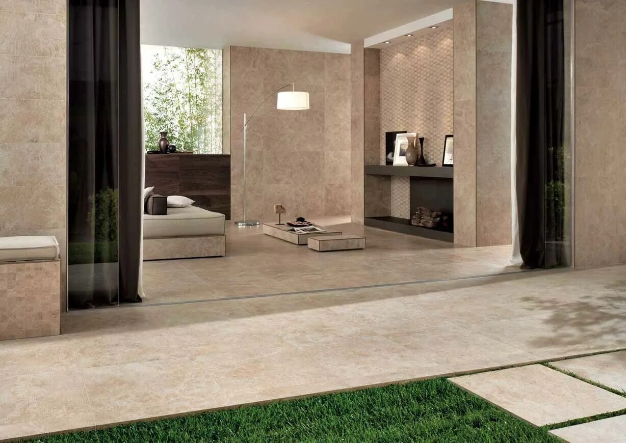 Плитка керамогранит фото интерьера Sunrock купить в Екатеринбурге интернет-магазин MOSAIC
