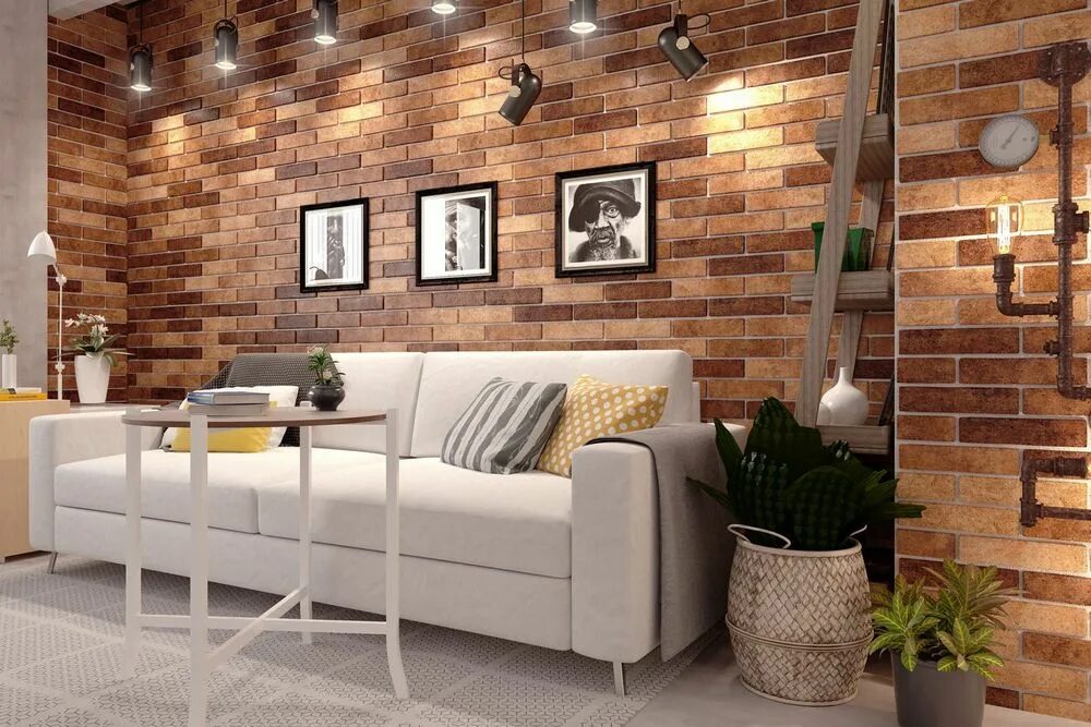 Плитка кирпич в интерьере фото Плитка BrickStyle (Golden Tile), купить коллекцию BrickStyle в Москве