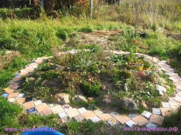 Плитка клумбы фото В мире ландшафтной керамики - про изразцы и керамику - LiveJournal
